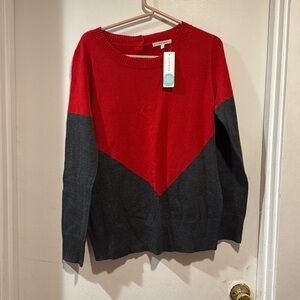 Buttons up the back brand new sweater